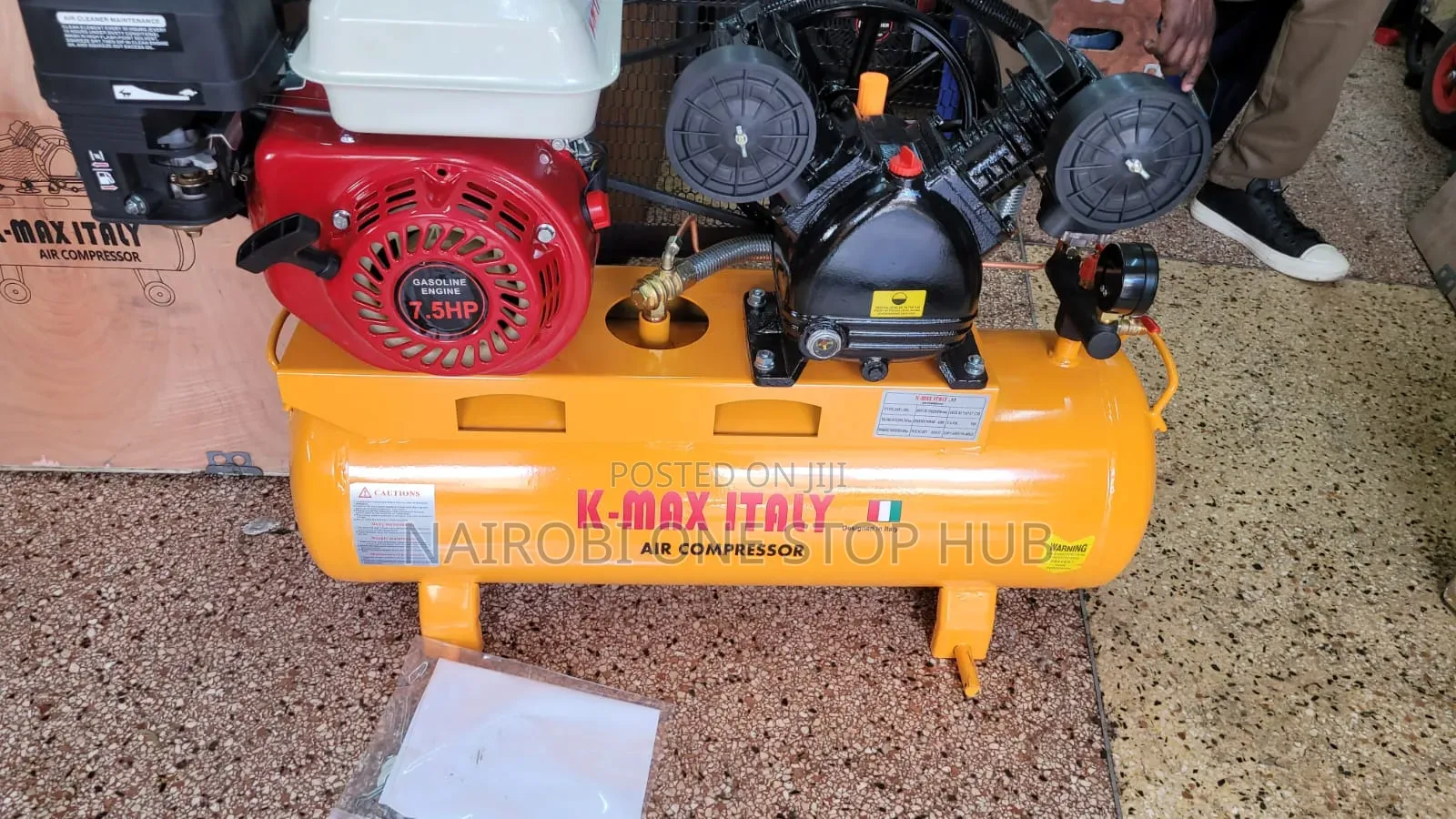 K-Max 50L Double Piston Air Compressor