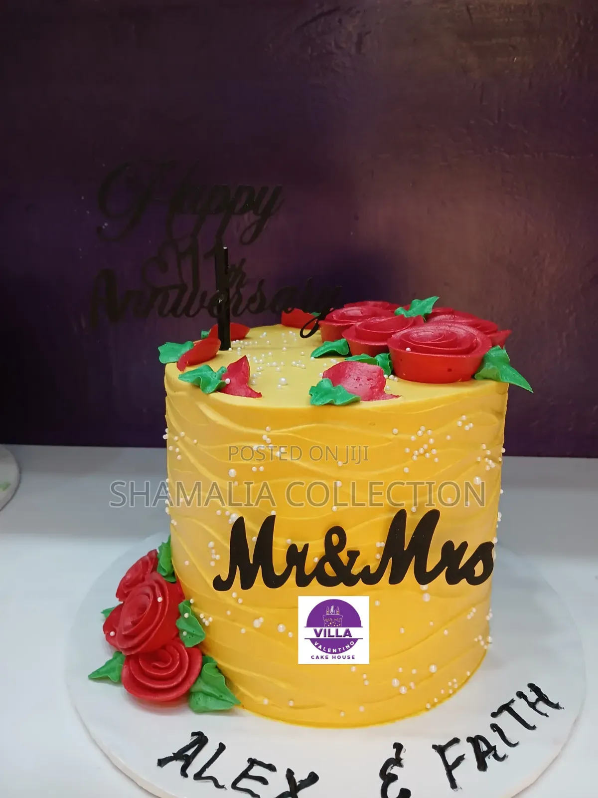 Custom Birthday & Anniversary Cakes – Villa Valentino