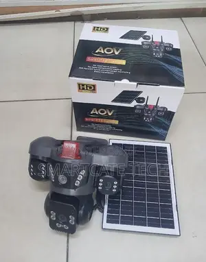 AOV 3 Lens V380 4G Solar CCTV – Smart Outdoor Surveillance Camera