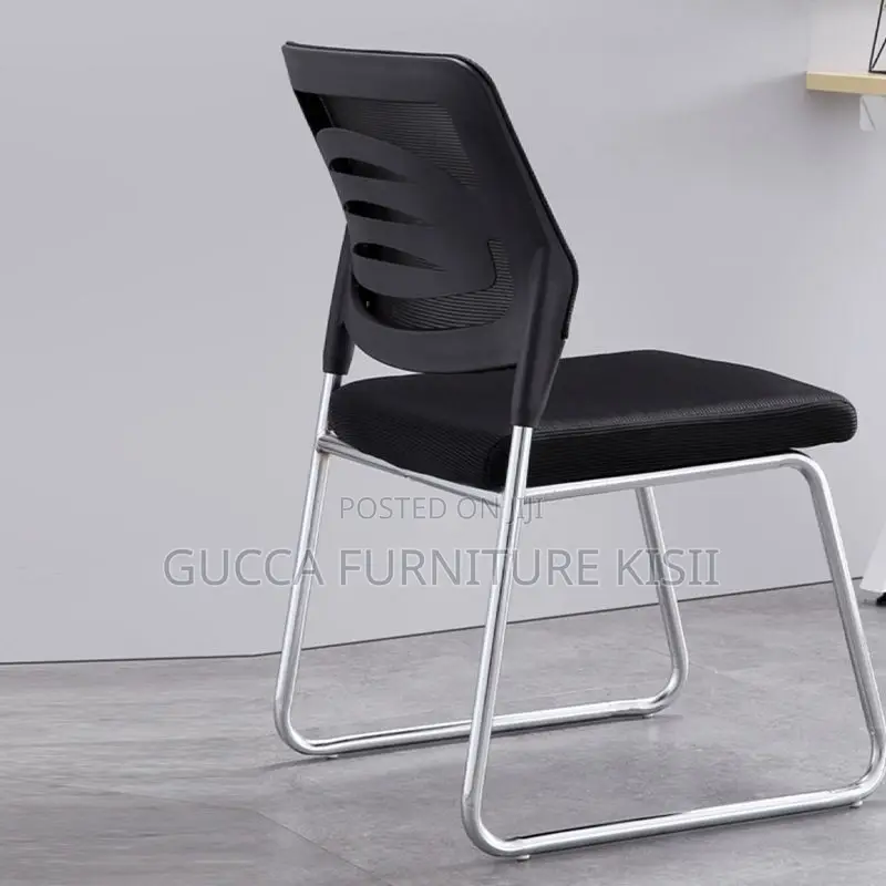 Office Chair; Mesh + Fabric Visitor Chair
