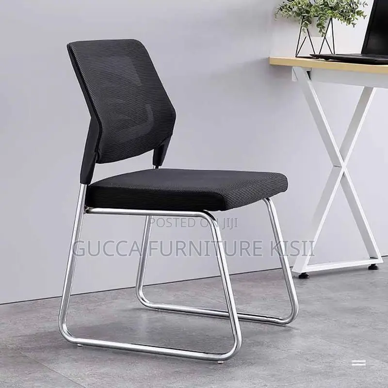 Office Chair; Mesh + Fabric Visitor Chair