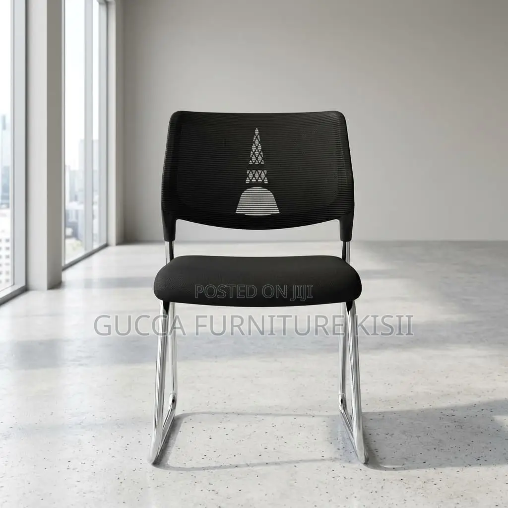 Office Chair; Mesh + Fabric Visitor Chair