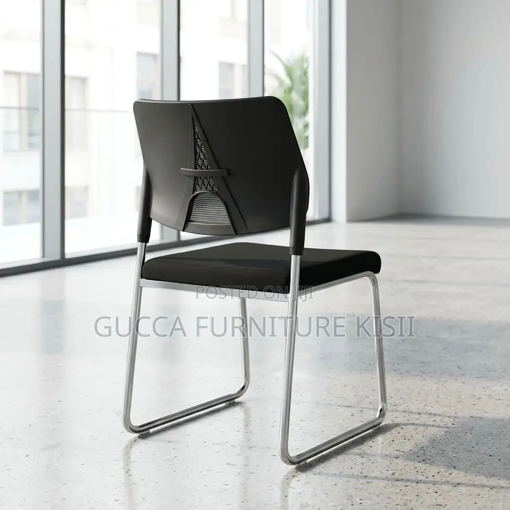 Office Chair; Mesh + Fabric Visitor Chair