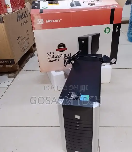 Mercury 2000VA UPS (Uninterruptible Power Supply 2KVA Mercury UPS