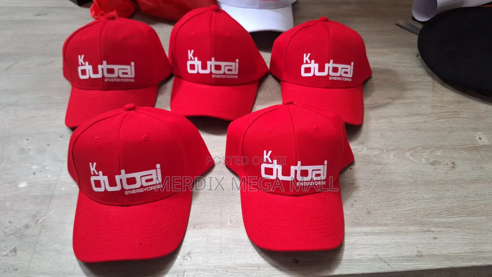 Red Customised Cap,cap,caps