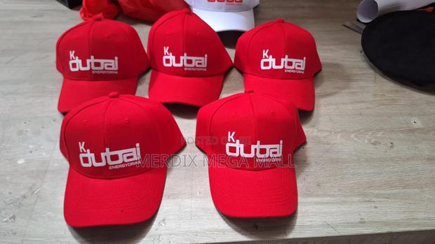 Red Customised Cap,cap,caps - thumbnail 2