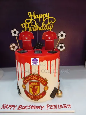 Manchester United & Elegant Birthday Cakes – Villa Valentino
