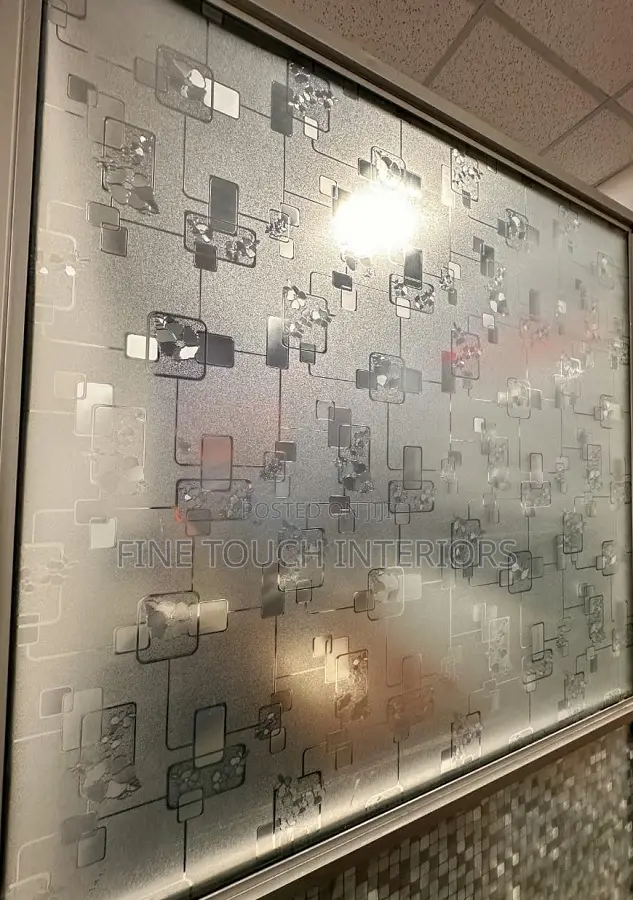 Non-Transparent Frosted Window Film – Privacy Glass Sticker