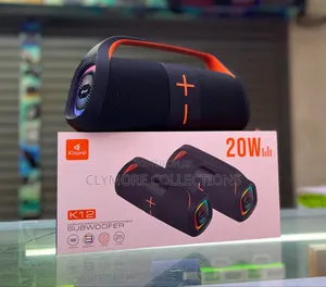 Kisonli K12 20W Wireless Bluetooth Speaker - Dynamic RGB LED Light