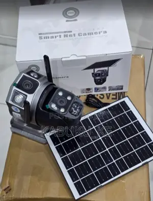 V380 Pro 4G Dual Lens Solar Powered PTZ Camera With Sim Card Slot