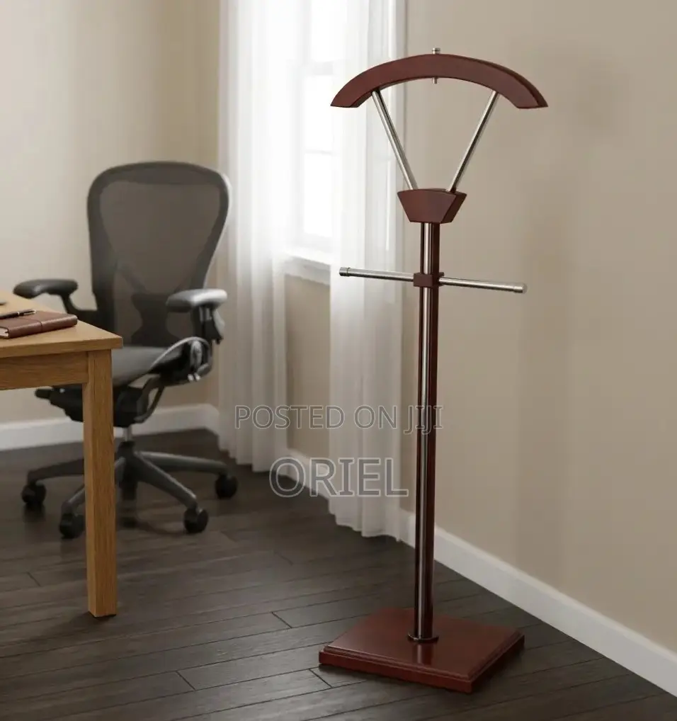 Wooden Office Coat Hanger : Mahogany Coat Hanger