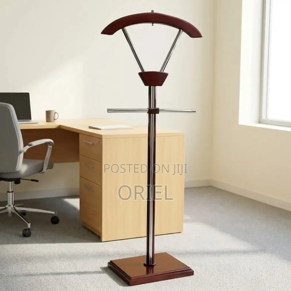 Wooden Office Coat Hanger : Mahogany Coat Hanger