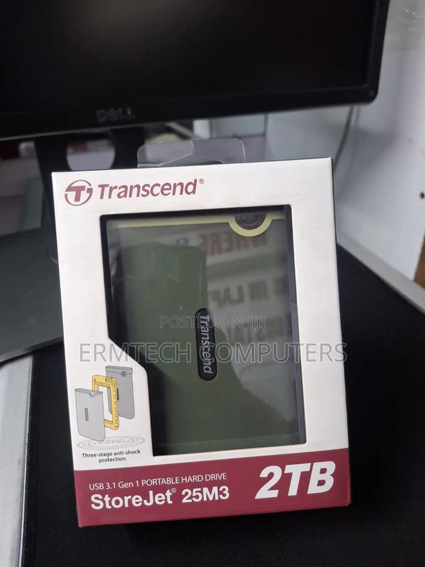 2TB External Trancend HDD - main view