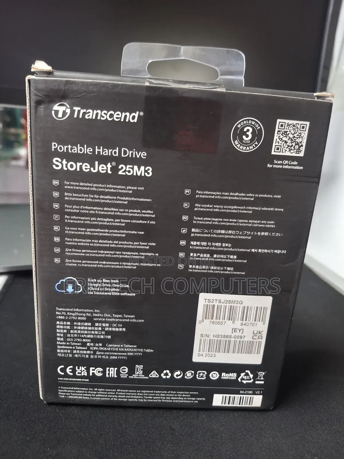 2TB External Trancend HDD