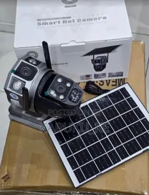 Smartnet V380-Dual Lens 4G Solar CCTV Outdoor Camera Wireless Connect
