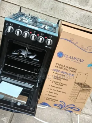 Glamstar Black 50*55 Standing 3+1 Cooker