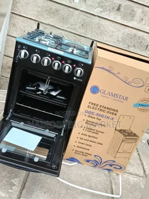 Glamstar Black 50*55 Standing 3+1 Cooker