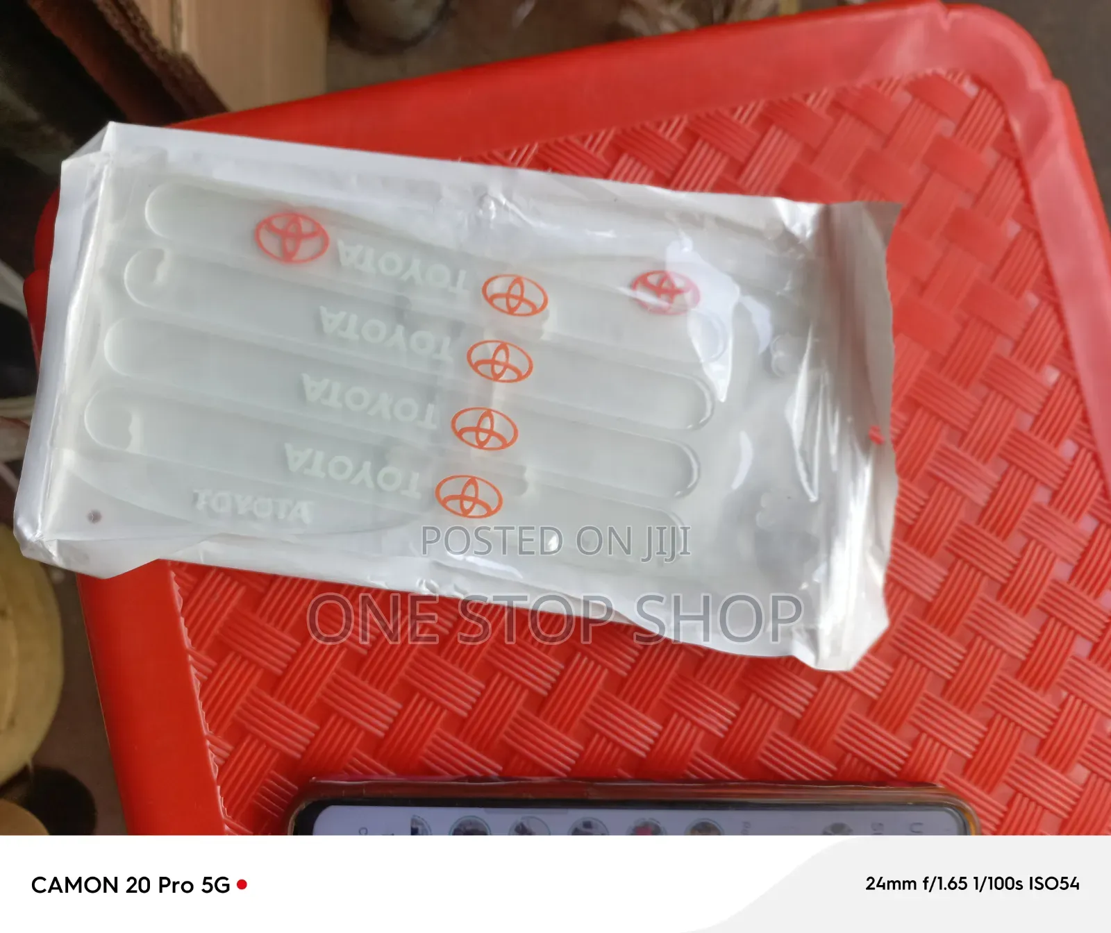4+4pc Toyota Clear Door Handles+Bowl Stick on Antiscratch Sticker