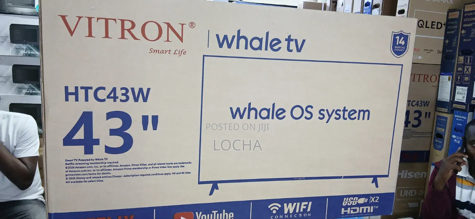 Vitron 43 Smart Whale TV