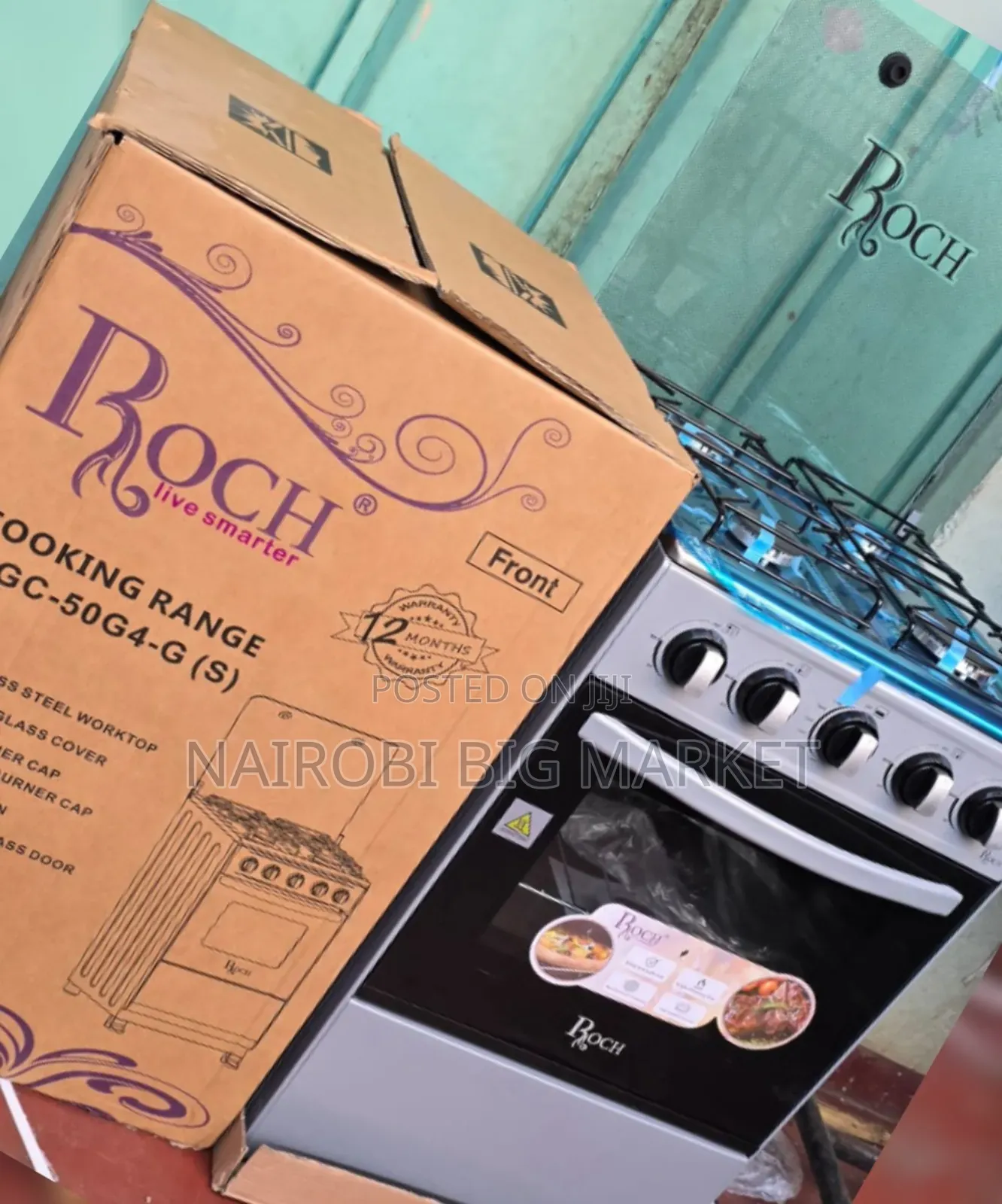 Roch Full Gas 50*55 Standing Cooker