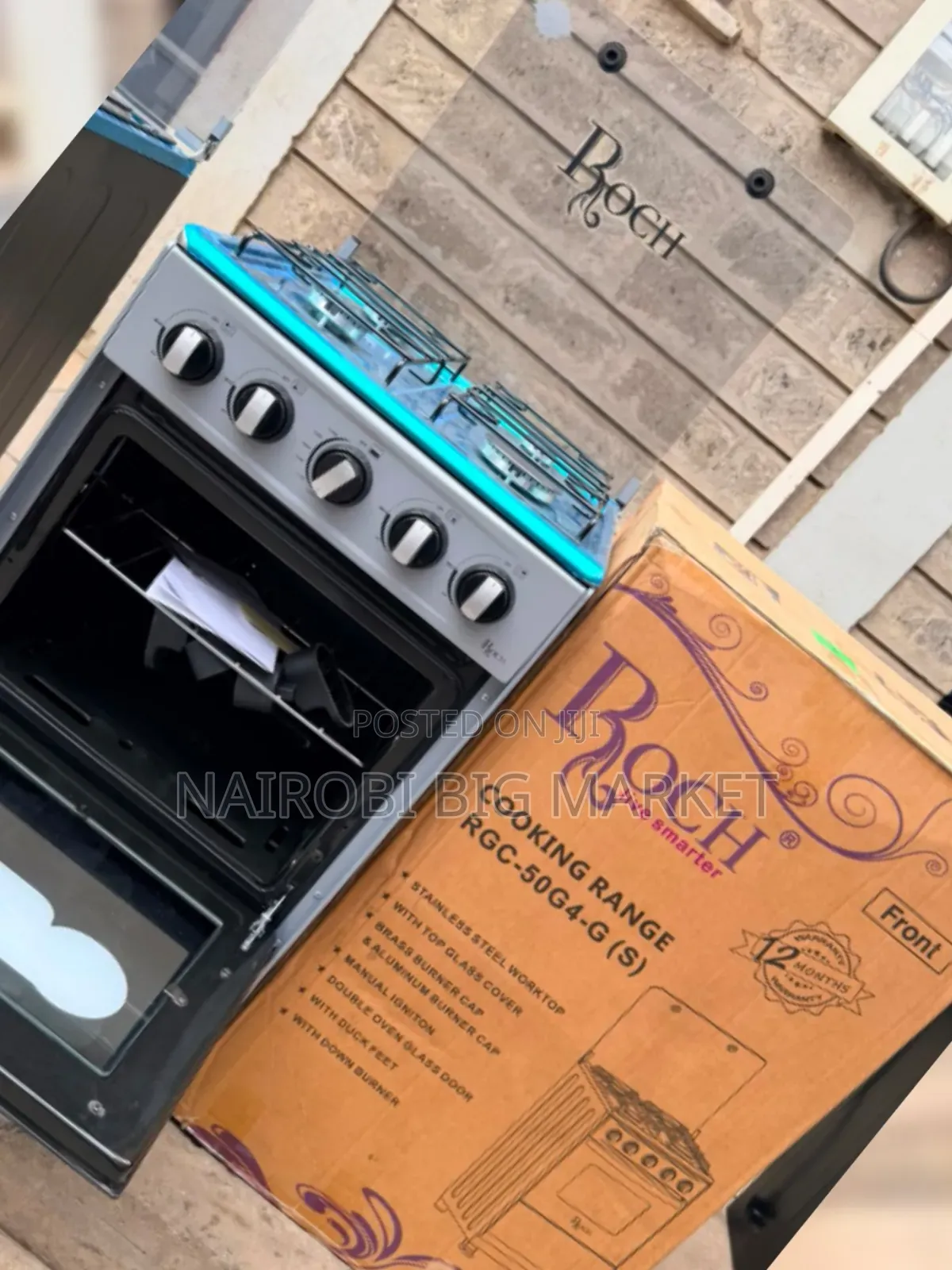 Roch Full Gas 50*55 Standing Cooker