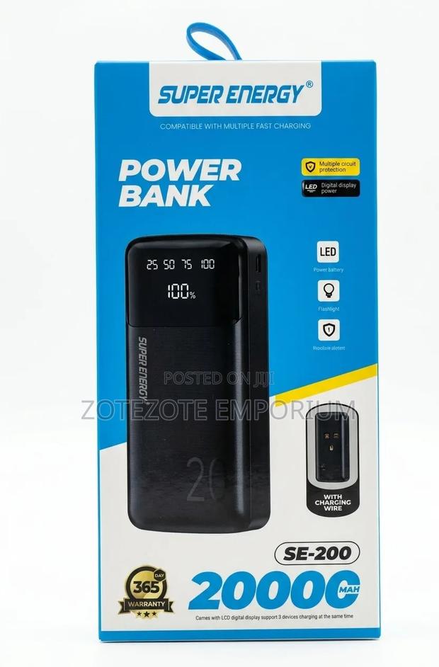 Super Energy SE 200 Powerbank 20000MAh - thumbnail 2