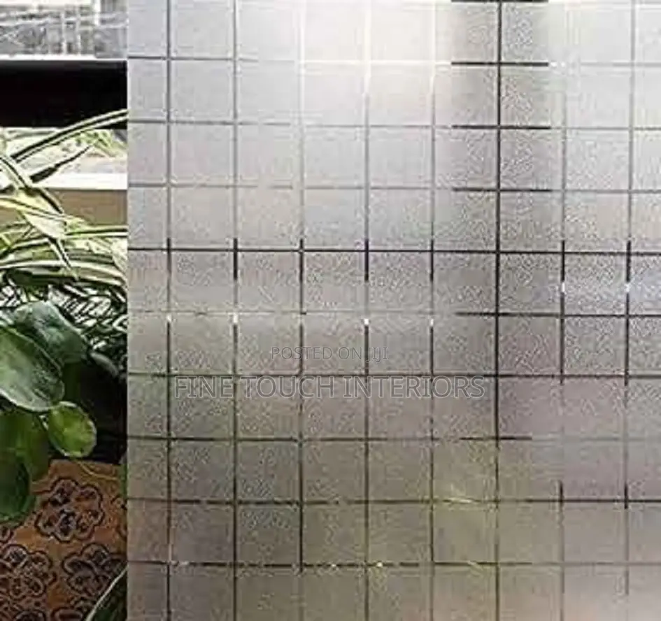 Decorative Glass Frosting Film – Modern Privacy for Windows & Doors