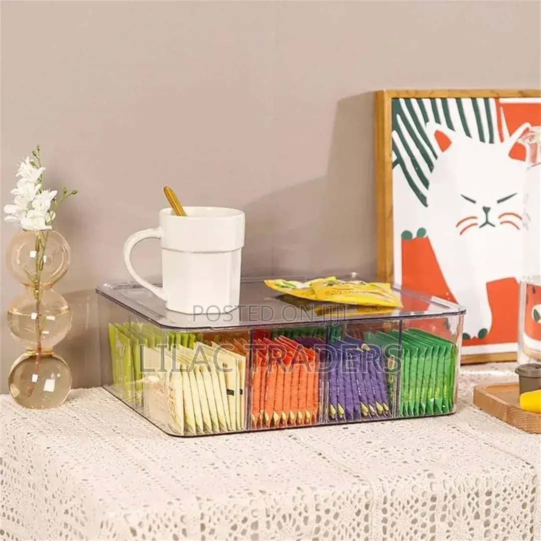 Multiple Compartment Acrylic Tea Bag Lyn