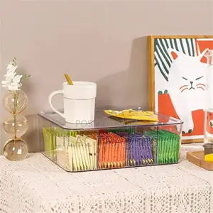 Multiple Compartment Acrylic Tea Bag Lyn