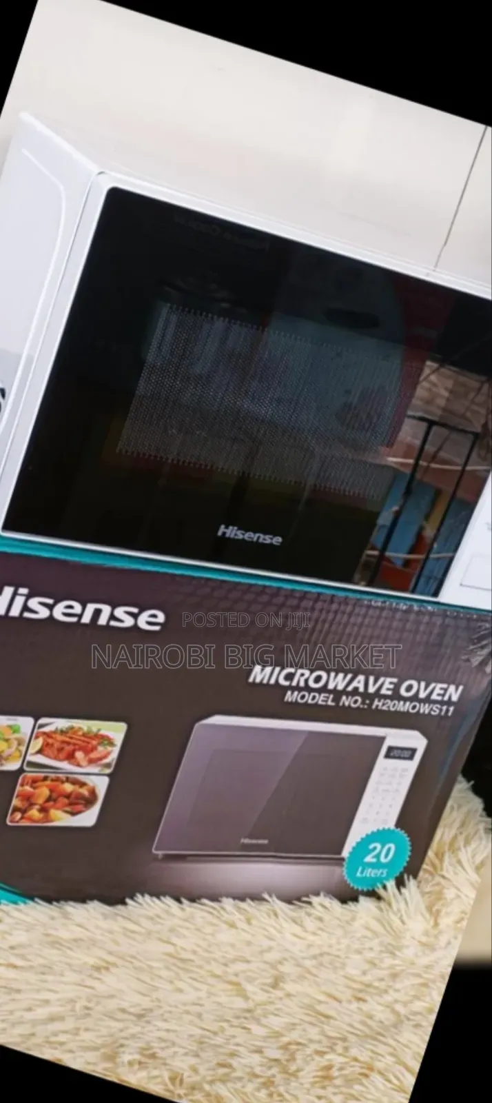 Hisense 20l White Microwave