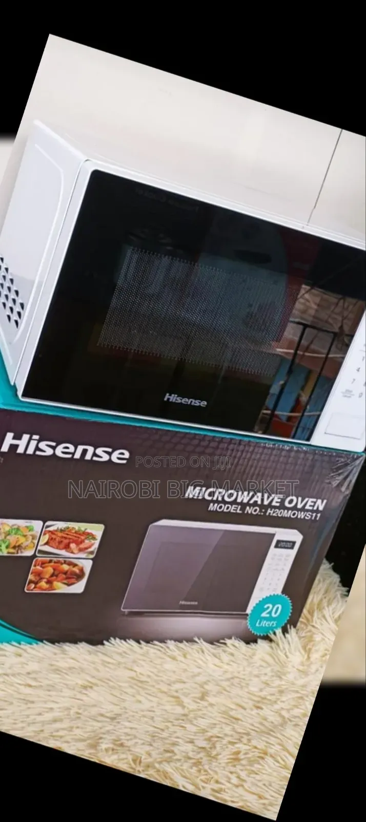 Hisense 20l White Microwave