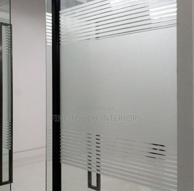 Glass Privacy Cover Film – Frosted Finish for Homes & Offices