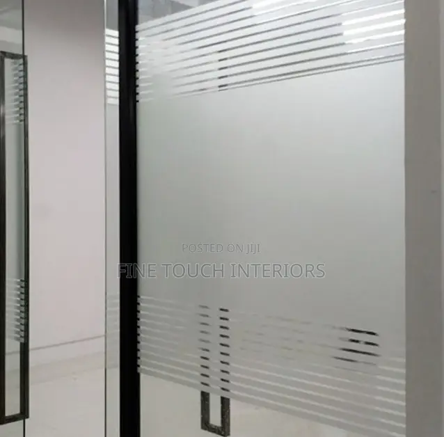 Glass Privacy Cover Film – Frosted Finish for Homes & Offices