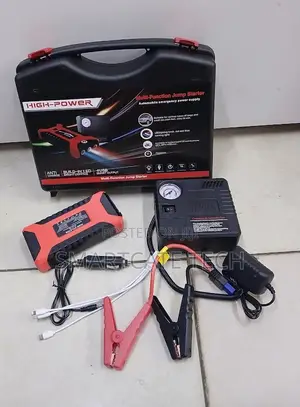 99800mAh Emergency Car Battery Jump Starter With Air Pump