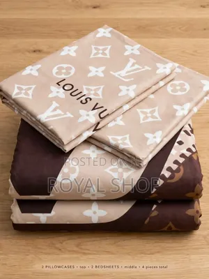 4pc Bedsheet  and 2pc Pillow Case