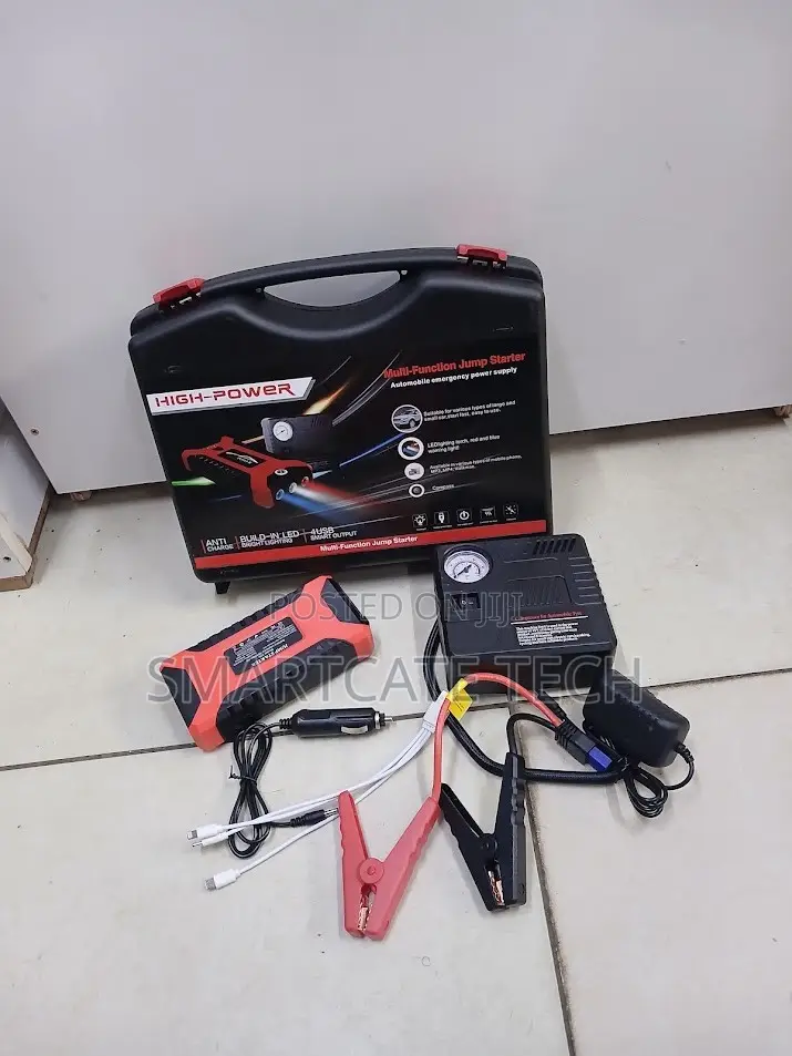 99800mAh Emergency Car Battery Jump Starter With Air Pump