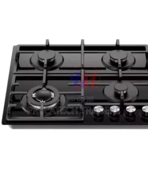 60x60 Hisense Gas Hob – 4 Burners + Cast Iron Supports