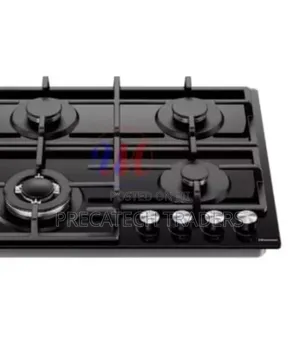 60x60 Hisense Gas Hob – 4 Burners + Cast Iron Supports