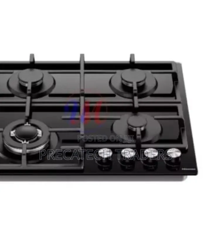 60x60 Hisense Gas Hob – 4 Burners + Cast Iron Supports