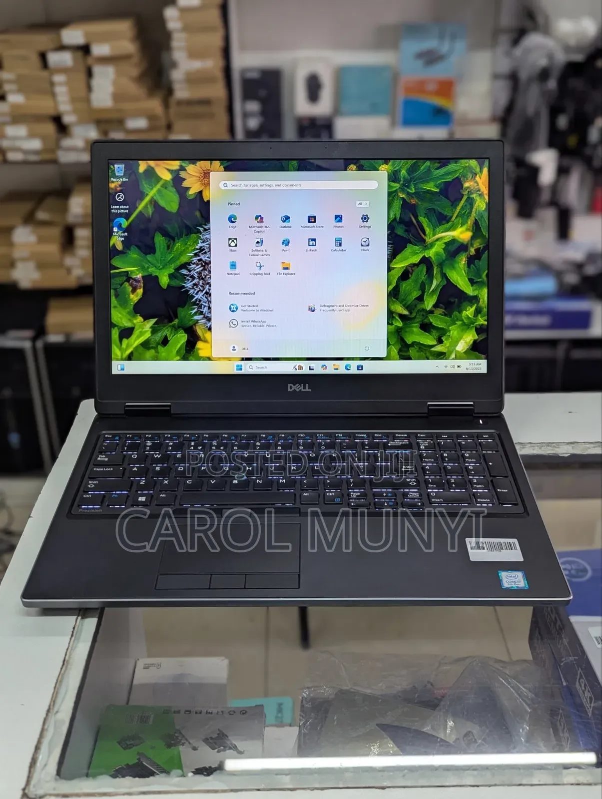 Laptop Dell Precision 7530 32GB Intel Core i7 SSD 512GB