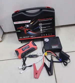 12V Car Jump Starter Power Bank With Built-in Air Compressor