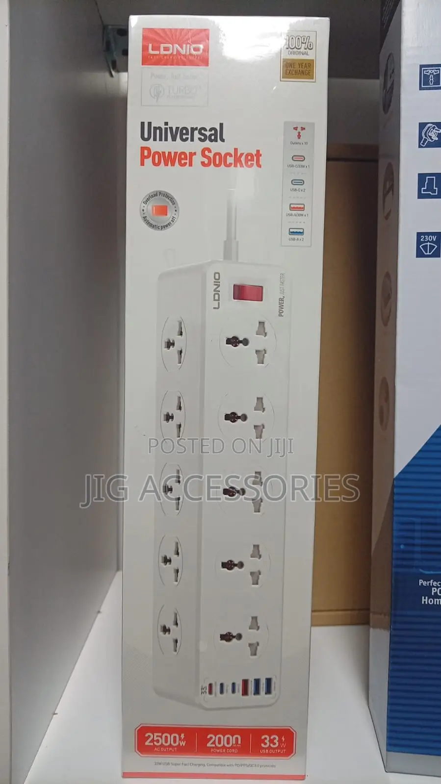 LDNIO 10 Port AC Outlets Extension (SC10610)