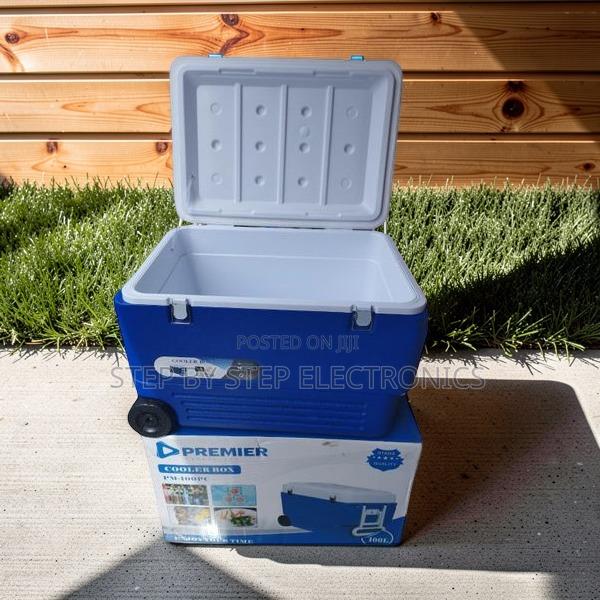 Strong and Durable Premier 100L Portable Cooler Box Ice Box Chiller