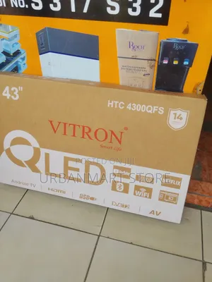 Brand New Vitron 43" Full HD Frameless QLED Smart Android TV