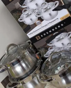 6pcs  Edenburg Stainless Steel Cookware
