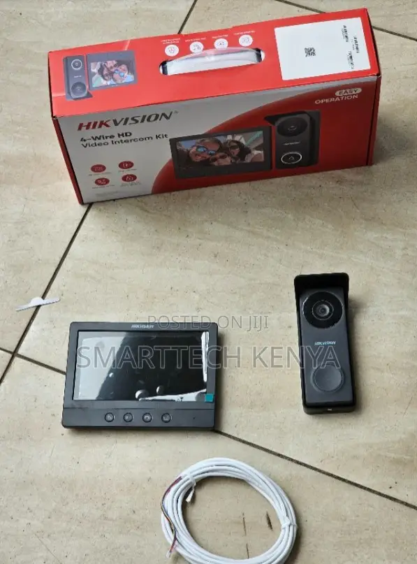 Wired Video Intercom System, 7 Inches Video Doorbell