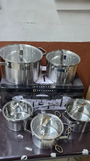 10pcs Edenburg Stainless Steel Cookware Set