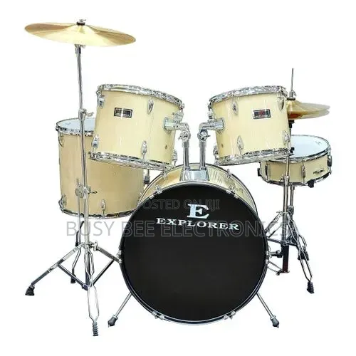 Explorer 5-Piece Drum Set (JBP 0406) – Natural Finish