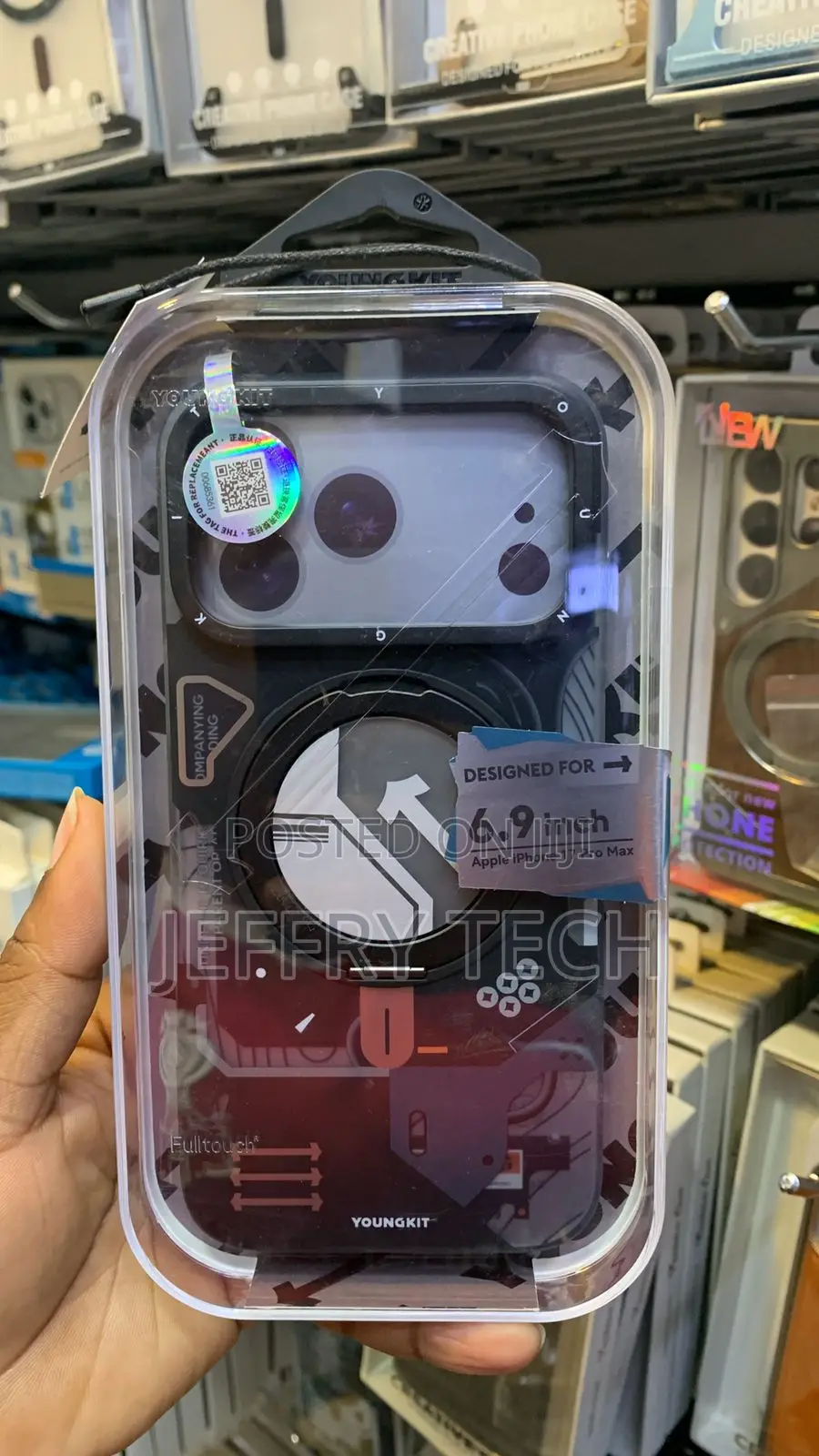 YOUNGKIT Magnetic Stand Case Designed for the Apple iPhone 17 Pro Max