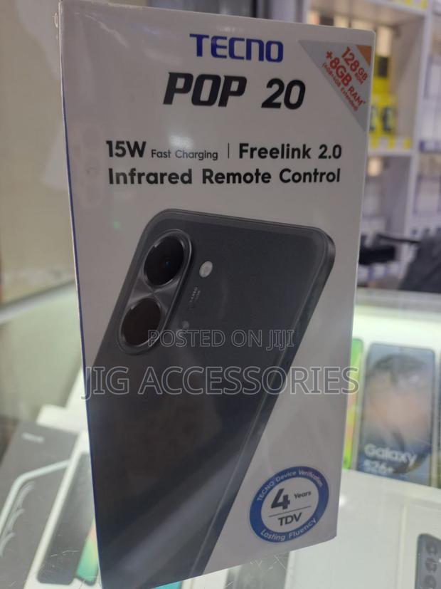 New Tecno Pop 20 64 GB Black